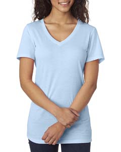 Next Level 6044 Ladies&#39; Poly/Cotton V-Neck Tee