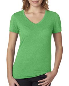 Next Level 6044 Ladies&#39; Poly/Cotton V-Neck Tee