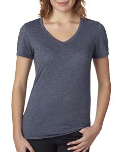 Next Level 6044 Ladies&#39; Poly/Cotton V-Neck Tee