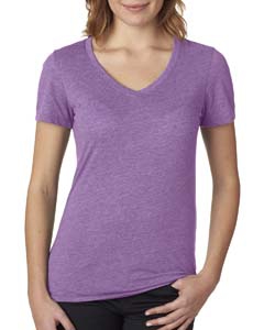 Next Level 6044 Ladies&#39; Poly/Cotton V-Neck Tee