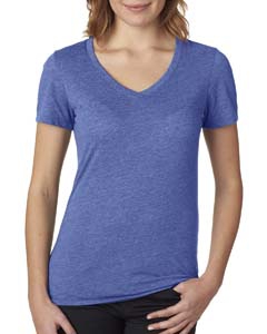 Next Level 6044 Ladies&#39; Poly/Cotton V-Neck Tee