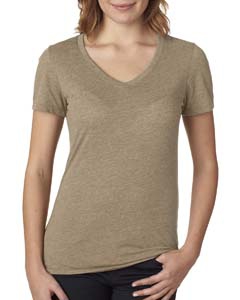 Next Level 6044 Ladies&#39; Poly/Cotton V-Neck Tee