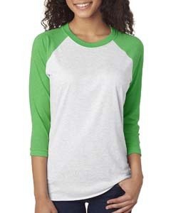 Next Level 6051 Unisex Triblend 3/4-Sleeve Raglan Tee