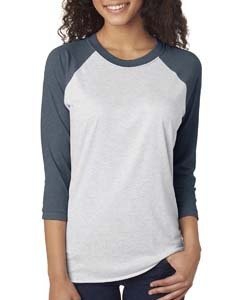 Next Level 6051 Unisex Triblend 3/4-Sleeve Raglan Tee