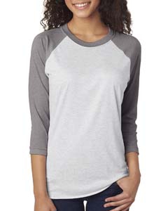 Next Level 6051 Unisex Triblend 3/4-Sleeve Raglan Tee