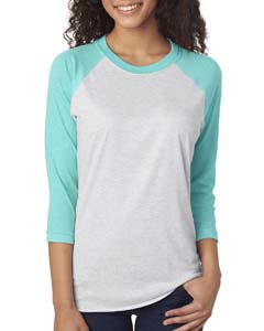 Next Level 6051 Unisex Triblend 3/4-Sleeve Raglan Tee