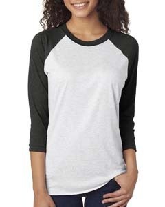 Next Level 6051 Unisex Triblend 3/4-Sleeve Raglan Tee