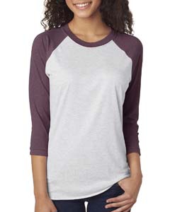 Next Level 6051 Unisex Triblend 3/4-Sleeve Raglan Tee