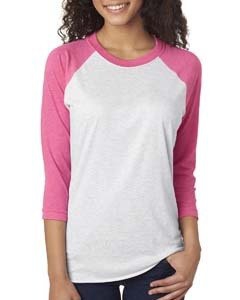 Next Level 6051 Unisex Triblend 3/4-Sleeve Raglan Tee