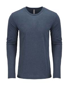 Next Level 6071 Men&#39;s Triblend Long-Sleeve Crew Tee