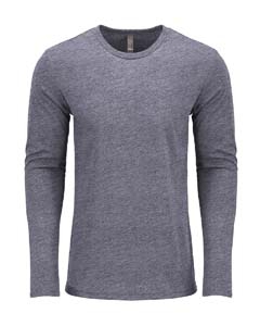 Next Level 6071 Men&#39;s Triblend Long-Sleeve Crew Tee