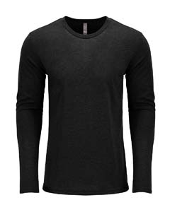 Next Level 6071 Men&#39;s Triblend Long-Sleeve Crew Tee