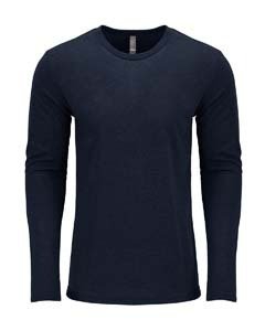 Next Level 6071 Men&#39;s Triblend Long-Sleeve Crew Tee