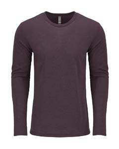 Next Level 6071 Men&#39;s Triblend Long-Sleeve Crew Tee