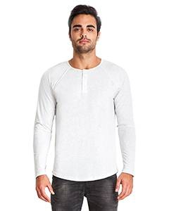 Next Level 6072 Men&#39;s Triblend Long-Sleeve Henley