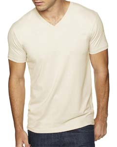 Next Level 6440 Men&#39;s Premium Fitted Sueded V-Neck Tee