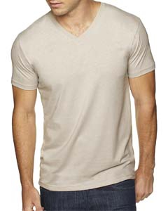 Next Level 6440 Men&#39;s Premium Fitted Sueded V-Neck Tee