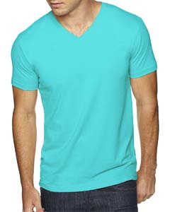 Next Level 6440 Men&#39;s Premium Fitted Sueded V-Neck Tee