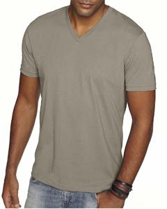 Next Level 6440 Men&#39;s Premium Fitted Sueded V-Neck Tee