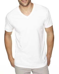 Next Level 6440 Men&#39;s Premium Fitted Sueded V-Neck Tee