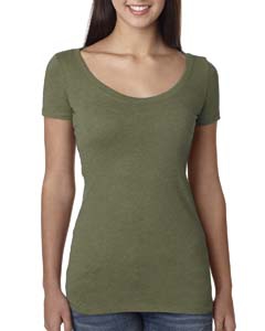 Next Level 6730 Ladies&#39; Triblend Scoop Tee