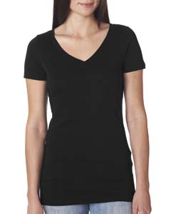 Next Level 6840 Ladies&#39; Slub Crossover V-Neck Tee