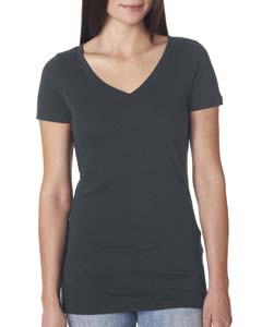 Next Level 6840 Ladies&#39; Slub Crossover V-Neck Tee