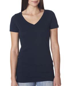 Next Level 6840 Ladies&#39; Slub Crossover V-Neck Tee