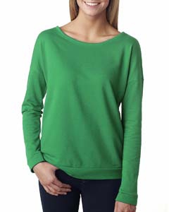 Next Level 6931 Ladies&#39; Terry Long-Sleeve Scoop Tee