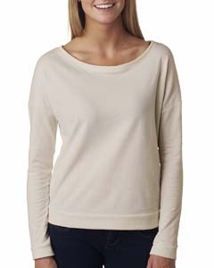 Next Level 6931 Ladies&#39; Terry Long-Sleeve Scoop Tee