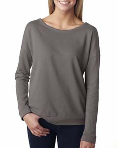 Next Level 6931 Ladies&#39; Terry Long-Sleeve Scoop Tee