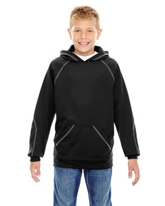 North End 68164 Youth Pivot Performance Fleece Hoodie