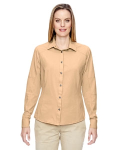 North End 77045 Ladies&#39; Excursion Utility Two-Tone Performance Shirt