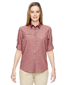 North End 77046 Ladies&#39; Excursion F.B.C. Textured Performance Shirt