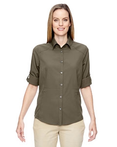 North End 77047 Ladies&#39; Excursion Concourse Performance Shirt