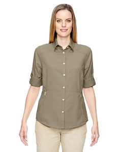 North End 77047 Ladies&#39; Excursion Concourse Performance Shirt