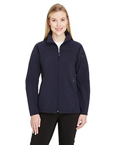 North End 78034 Ladies&#39; Three-Layer Fleece Bonded Performance Soft Shell Jacket