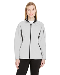 North End 78034 Ladies&#39; Three-Layer Fleece Bonded Performance Soft Shell Jacket