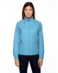 North End 78044 Ladies&#39; Mid-Length Micro Twill Jacket