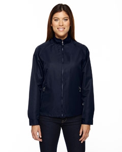 North End 78044 Ladies&#39; Mid-Length Micro Twill Jacket