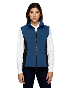 North End 78050 Ladies&#39; Three-Layer Light Bonded Performance Soft Shell Vest