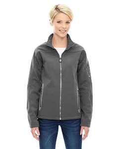 North End 78060 Ladies&#39; Three-Layer Fleece Bonded Soft Shell Technical Jacket