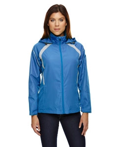 North End 78168 Ladies&#39; Sirius Lightweight Jacket with Embossed Print