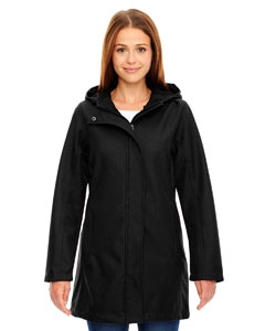 North End 78171 Ladies&#39; City Textured Three-Layer Fleece Bonded Soft Shell Jacket