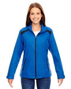 North End 78188 Ladies&#39; Tempo Lightweight Recycled Polyester Jacket with Embossed Print