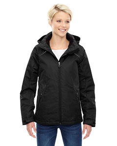 North End 78197 Ladies&#39; Linear Insulated Jacket with Print