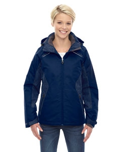 North End 78197 Ladies&#39; Linear Insulated Jacket with Print