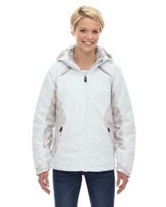 North End 78197 Ladies&#39; Linear Insulated Jacket with Print