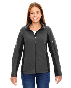 North End 78198 Ladies&#39; Generate Textured Fleece Jacket