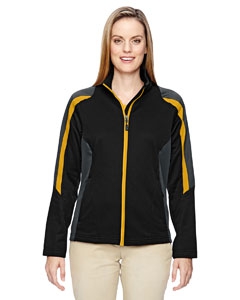 North End 78201 Ladies&#39; Strike Colorblock Fleece Jacket